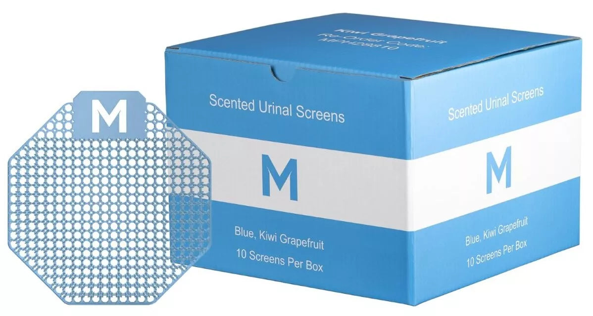 Scented Urinal Screen - Blue, Kiwi Grapefruit (Per Screen)