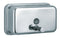 Stainless Liquid Wall Dispenser - Silver, Horizontal, 1200ml Capacity (Per Each)