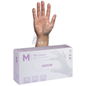 TPE Embossed Gloves Powder Free - Clear, M, 240mm Cuff, 2.0g (Per 2000 Gloves/Box)