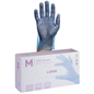 TPE Embossed Gloves Powder Free - Blue, L, 240mm Cuff, 2.0g (Per 2000 Gloves/Box)