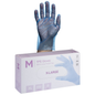 TPE Embossed Gloves Powder Free - Blue, XL, 240mm Cuff, 2.0g (Per 2000 Gloves/Box)