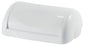 Wall Mount Bin 42L Swing Lid - White, Weighted Swing Design (Per Each)