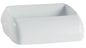 Wall Mount Bin 42L Hidden Lid - White, Hidden Design (Per Each)