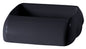 Wall Mount Bin 42L Hidden Lid - Black, Hidden Design (Per Each)