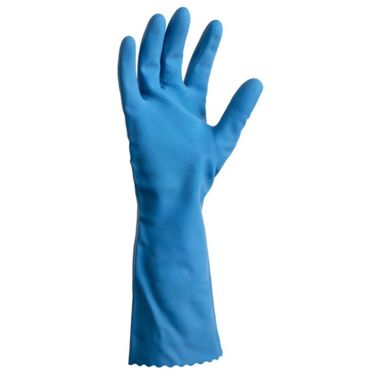 Silverlined Latex Gloves Powder Free - Blue, L, 300mm Cuff, 70.0g (Per 2 Gloves/Pack)