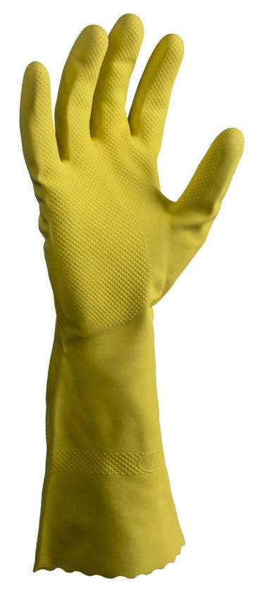 Silverlined Latex Gloves Powder Free - Yellow, 2XL, 300mm Cuff, 70.0g (Per 2 Gloves/Pack)