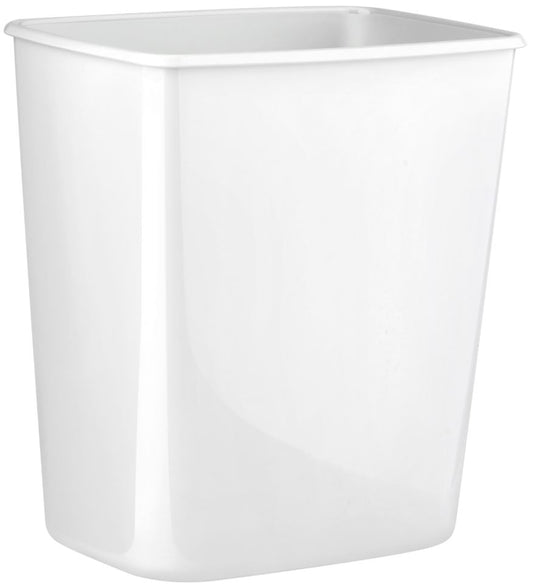Plastic Rectangle Bin 8L - White, 8L Capacity (Per Each)