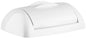 Plastic Rectangle Bin 8L Sanitary Lid - White, Sanitary Design (Per Each)