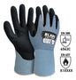 Nitrile Sandy Cut Resistant Gloves - Blue/Black, L, 15 Gauge (Per Pair)