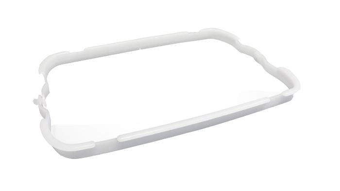 Wall Mount Bin 23L Bag Support - White, Hidden Design (Per Each)