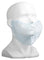 Polypropylene Beard Covers Single Loop - Blue, 230mm x 430mm, 12gsm  (Per 1000 Covers/Box)