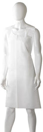 Polyethylene Back Tie Apron - White, 800mm x 1250mm x 30mu (Per 500 Aprons/Box)