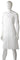 Polyethylene Back Tie Apron - White, 800mm x 1250mm x 20mu (Per 700 Aprons/Box)
