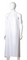 Reusable PVC Apron with Hooks - White, 900mm x 1200mm, 300mu (Per Each)