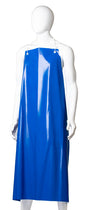 Reusable PVC Apron with Hooks - Blue, 900mm x 1200mm, 300mu (Per Each)