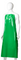 Reusable PVC Apron with Hooks - Green, 900mm x 1200mm, 300mu (20)