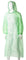 Polyethylene Hooded Ponchos - Green, 800mm x 1300mm x 30mu (Per 96 Ponchos/Box)
