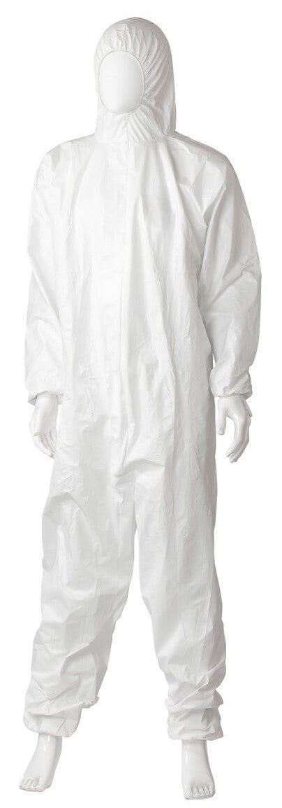 Microporous Coverall Type 5/6 - White, L, 55gsm (Per Each)