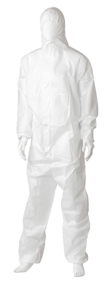 SMS Coverall Type 5/6 - White, 4XL, 50gsm (Per Each)