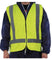 High Visibility Day/Night Safety Vest - Yellow, 2XL, 120g Polyester Fabric (Per Each)
