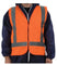 High Visibility Day/Night Safety Vest - Orange, 2XL, 120g Polyester Fabric (24)
