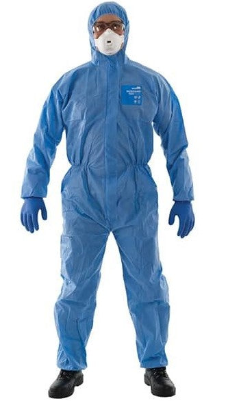 SMS Coverall Type 5/6 - Blue, 2XL, 50gsm (Per Each)