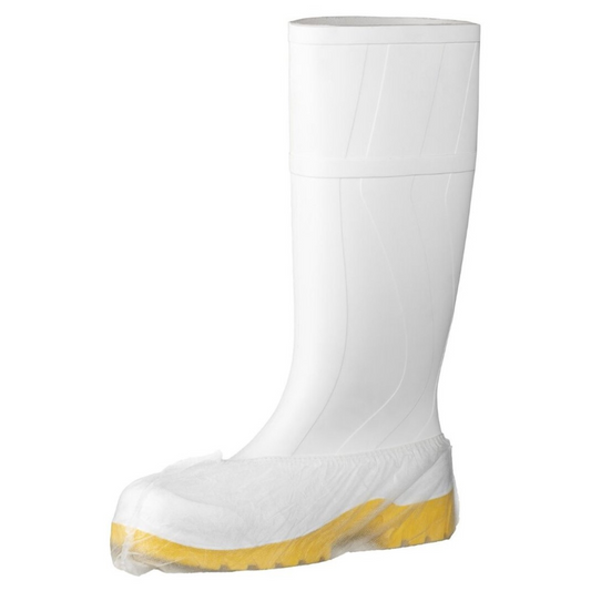 Polyethylene Shoe Covers - White, 200mm x 400mm, 3.5g (Per 1600 Covers/Box)