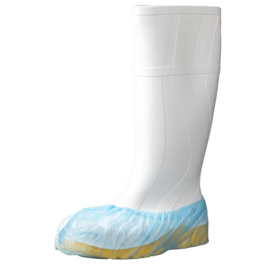 Polyethylene Shoe Covers - Blue, 200mm x 400mm, 3.5g (Per 1600 Covers/Box)
