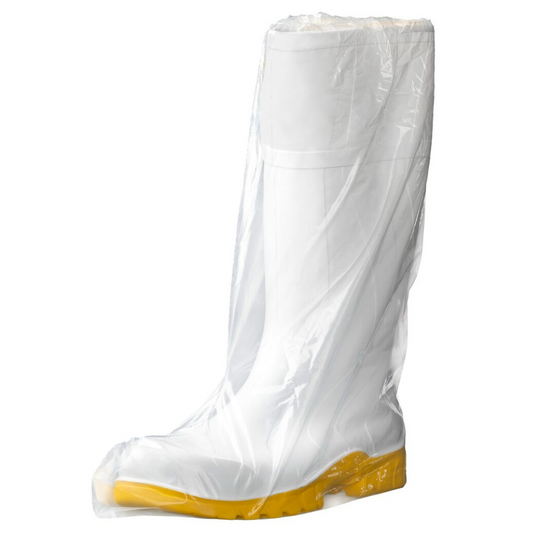 Polyethylene Boot Covers - Clear, 510mm x 70mu (Per 250 Covers/Box)
