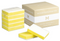 Non Scratch Scouring Sponges - Yellow/White, 100mm x 150mm x 30mm (Per 40 Scourers/Box)