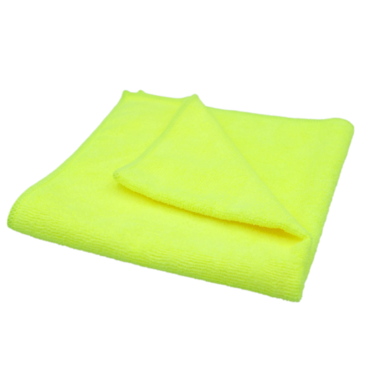 Microfibre Dusting Cloth - Yellow, 400mm x 400mm, 200gsm (10)
