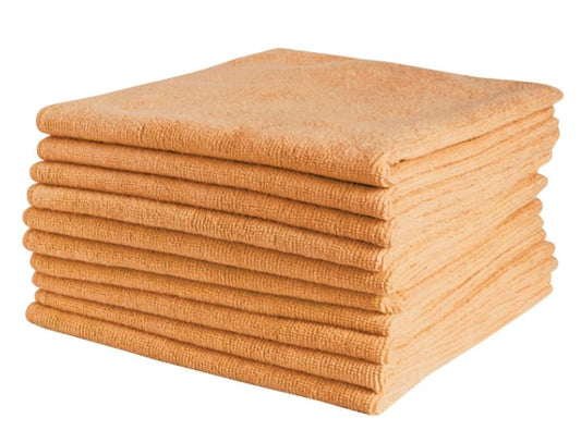 Microfibre Cloths - Brown, 400mm x 400mm, 300gsm (Per Pack)