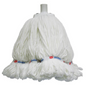 Looped Microfibre Mop Head - White, 25mm x 400g / 330mm (Per Each)