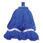 Looped Microfibre Mop Head - Blue, 25mm x 400g / 330mm (Per Each)