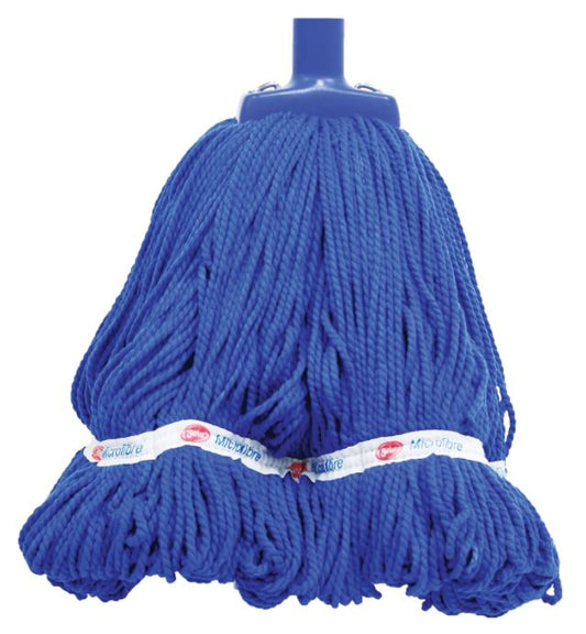 Looped Microfibre Mop Head - Blue, 25mm x 350g / 330mm (12)