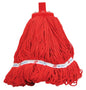 Looped Microfibre Mop Head - Red, 25mm x 400g / 330mm (Per Each)