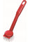 Standard Dish Brush - Red, Front Scraper (Per Each)