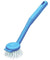Standard Dish Brush - Blue, Front Scraper (Per Each)