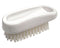 Flat Nail Brush - White, Stiff Bristles (Per Each)