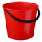 Round Bucket - Red, 9.6L Capacity (Per Each)
