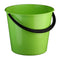 Round Bucket - Green, 9.6L Capacity (Per Each)