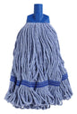 Looped Cotton Mop Head - Blue, 25mm x 350g / 300mm (Per Each)