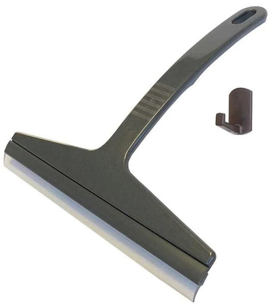 Bathroom Squeegee - Silver, Includes Hook (Per Each )