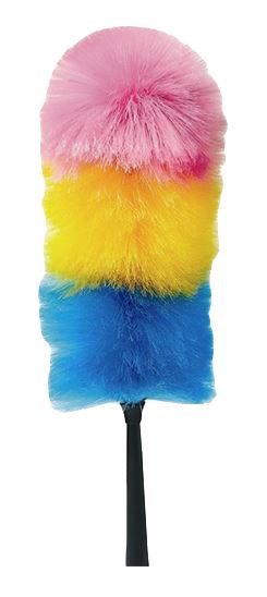 Rainbow Duster - Rainbow, 22mm x 550mm, Electrostatic Fibres (Per Duster)