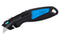 Retractable Metal Cutter Knife - Blue/Black, 19mm Blade (Per Knife)