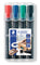 Staedtler Permanent Marker - Assorted, Chisel Tip (Per 4 Markers/Pack)