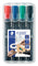 Staedtler Permanent Marker - Assorted, Bullet Tip (Per 4 Markers/Pack)