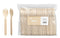 Wooden Spork - Natural, 160mm Long, FSC 100%® (Per 100 Units/Pack)