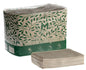 Quilted Lunch Napkins 1/4 Fold - Brown, 300mm x 300mm, 2 Ply, FSC Recycled® (Per 1200 Napkins/Box)