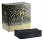 Quilted Dinner Napkins 1/4 Fold - Black, 400mm x 400mm, 2 Ply, FSC Mix® (Per 800 Napkins/Box)